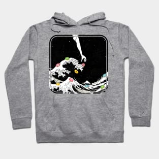 The great doughnut wave off Kanagawa Hoodie